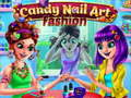 Xogo Salón de moda de arte de uñas de caramelos en liña