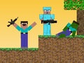 Xogo Noob contra Pro: Apocalipse Zombie en liña
