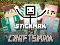 Xogo Stickman contra Artesán en liña