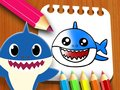 Xogo Libro de colorear Baby Shark en liña