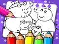 Xogo Libro de debuxo de Peppa Pig en liña