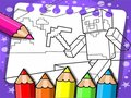 Xogo Libro de colorear de Minecraft en liña