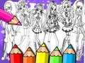 Xogo Libro para colorear Monster High en liña