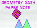 Xogo Geometry Dash Nota de Papel en liña