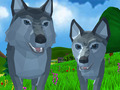 Xogo Simulador de lobo animais salvaxes en liña