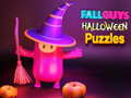 Xogo Fall Guys: Rompecabezas de Halloween en liña