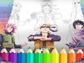 Xogo Libro de colorear Naruto Shippuden en liña
