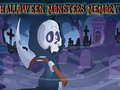 Xogo Memoria dos Monstros de Halloween en liña