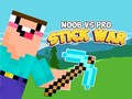 Xogo Noob vs Pro Guerra de Bastóns en liña