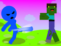 Xogo Evasión do Zombie Stickman en liña