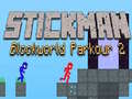Xogo Parkour Stickman Blockworld 2 en liña