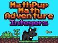 Xogo Aventura Matemática de MathPup: Números Enteros en liña