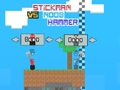 Xogo Stickman contra Noob Martelo en liña