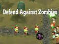 Xogo Defender contra zombi en liña