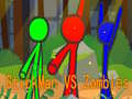 Xogo StickMan Irmáns contra Zombis en liña