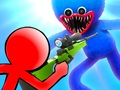 Xogo Stickman contra Huggy Wuggy en liña