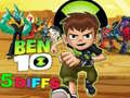 Xogo Ben 10 5 Diferenzas en liña