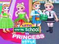Xogo Escola de Nenas Pequenas vs Estilo de Princesa en liña