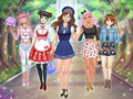 Xogo Vestir Anime no Instituto en liña