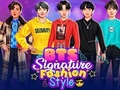 Xogo Estilo de Moda Asinado BTS en liña