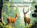 Xogo Simulador de supervivencia no bosque: Evolución animal en liña
