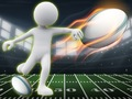 Xogo Carrera e Chute de Rugby Stickman en liña
