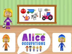 Xogo Mundo das Ocupacións de Alicia en liña