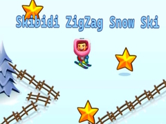 Xogo Skibidi ZigZag Ski na Neve en liña