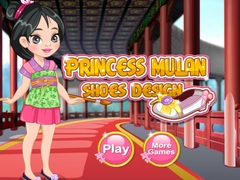 Xogo Deseño de zapatos da princesa Mulan en liña