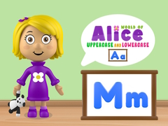 Xogo Mundo de Alice Letras Maiúsculas e Minúsculas en liña