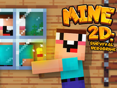 Xogo Mine 2D Supervivencia Herobrine en liña