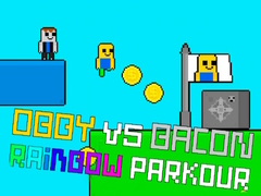 Xogo Obby contra Bacon Parkour Arco da Vella en liña
