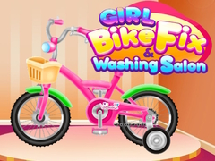 Xogo Salón de lavado e reparación de bicicletas para nenas en liña