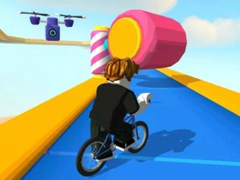 Xogo Obby Pero Estás Numa Bicicleta en liña
