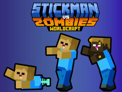 Xogo Stickman contra Zombie WorldCraft en liña