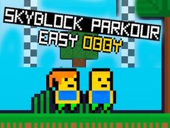 Xogo Skyblock Parkour Fácil Obby en liña