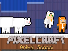 Xogo Escola de Animais PixelCraft en liña