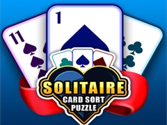 Xogo Rompecabezas de Clasificación de Cartas Solitaire en liña