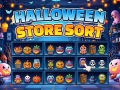Xogo Clasificación da tenda de Halloween en liña