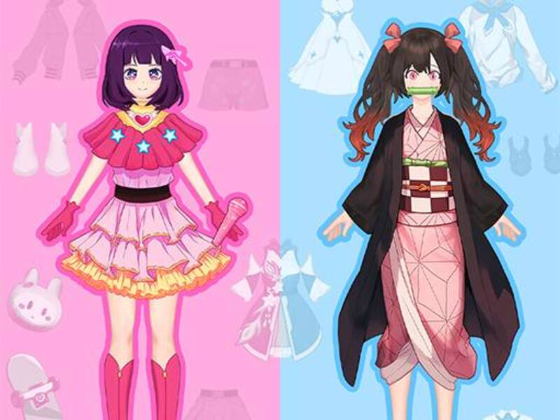 Xogo Doll de anime- rapaza cosplay de bricolaxe en liña