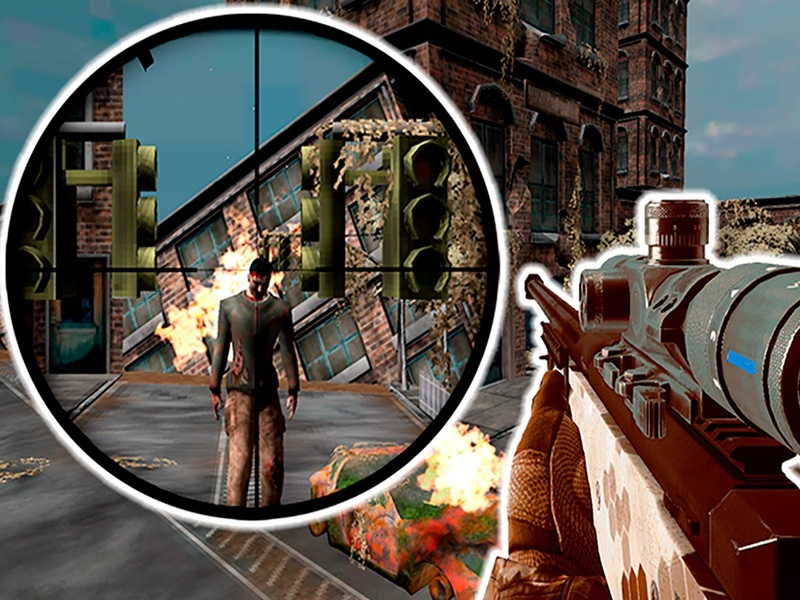 Xogo Sniper 3D Zombie en liña
