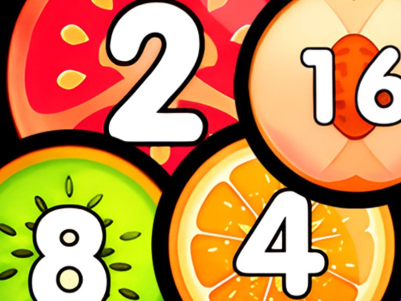 Xogo Merge Balls Shooter 2048 Conecte as froitas en liña