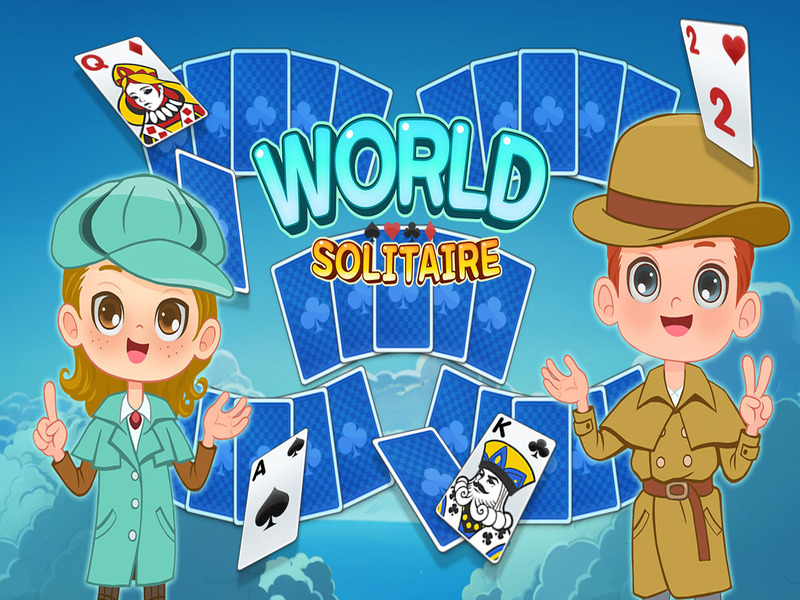 Xogo World Solitaire Tripeaks en liña