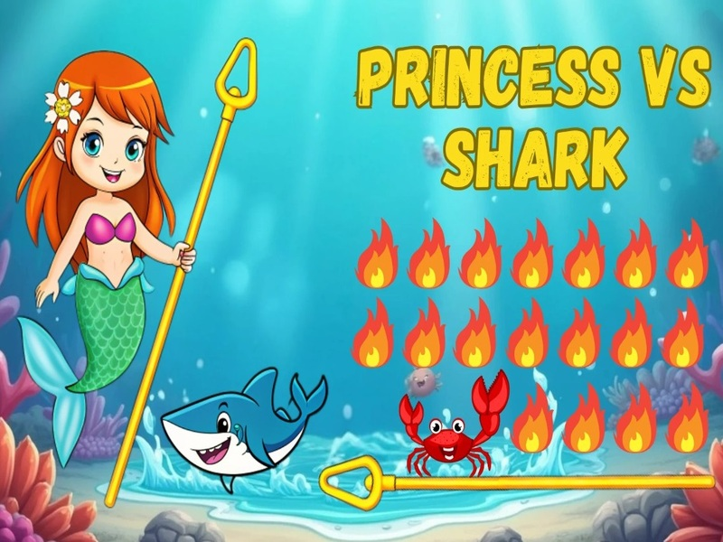 Xogo Princesa vs Tiburón en liña