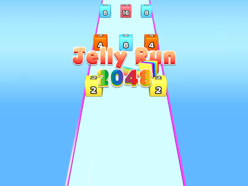 Xogo Jelly Run 2048 en liña