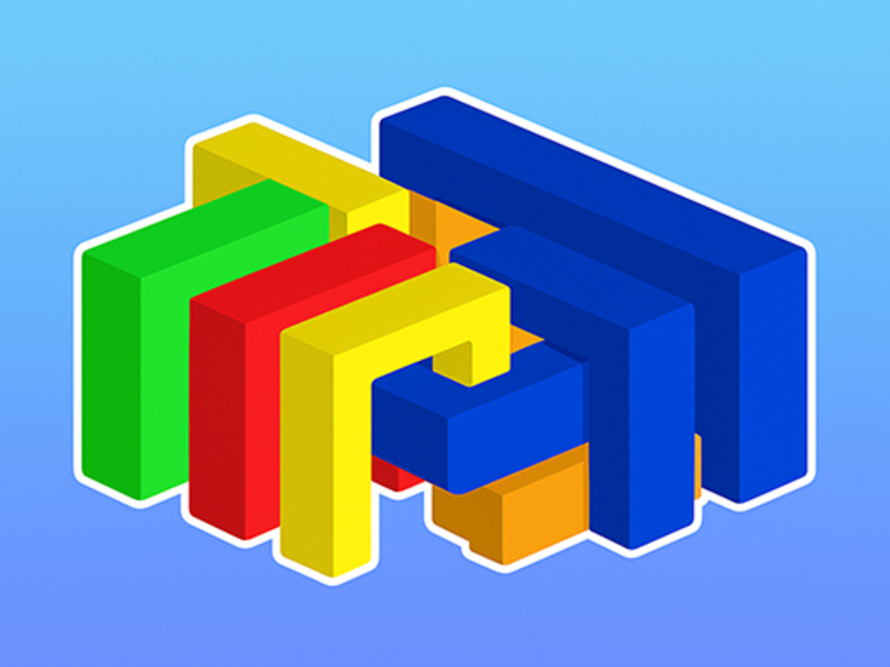 Xogo U Puzzle de forma en liña