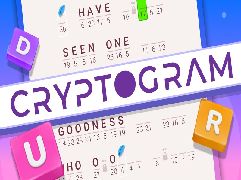 Xogo Criptograma: puzzle de cerebro de palabras en liña