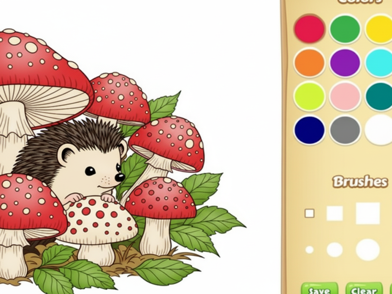 Xogo Libro para colorear de animais de debuxos animados para nenos en liña