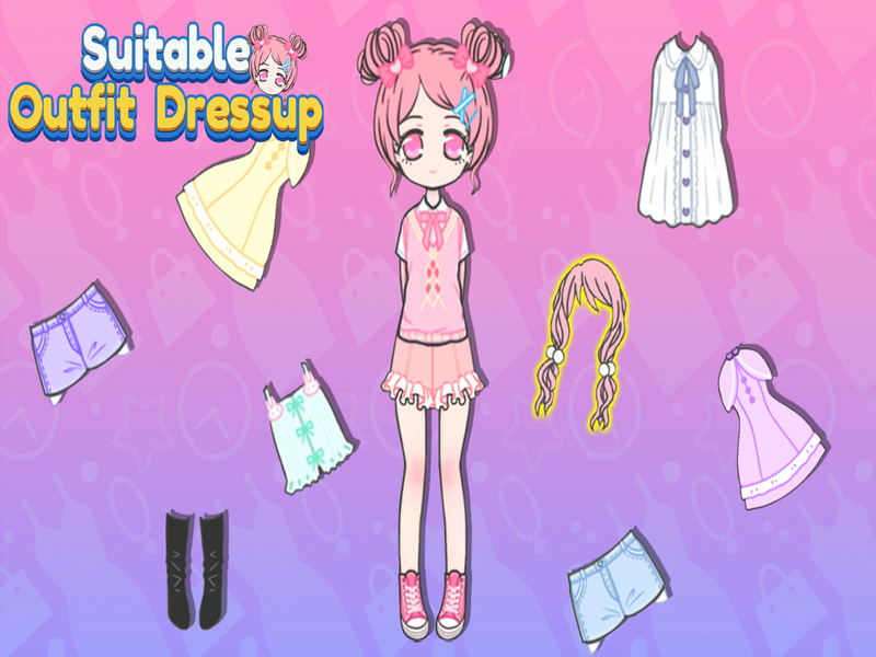 Xogo Dressup de roupa adecuado en liña
