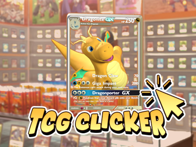 Xogo Clicker da tarxeta TCG en liña